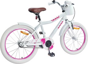 vidaXL Παιδικό Ποδήλατο 18 ίντσες για 5-7 ετών Λευκό