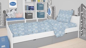 DIMcol ΣΕΝΤΟΝΙΑ ΕΜΠΡΙΜΕ ΣΕΤ 3 τεμ ΠΑΙΔ Cotton 100% 160Χ240 Smile 81 Blue 1924615208008170