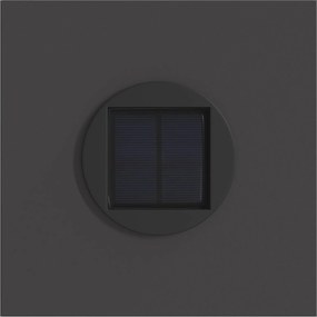 vidaXL Ηλιακό LED Φως Δρόμου 2 pcs Θερμό λευκό 18 x 18 x 80 εκ.