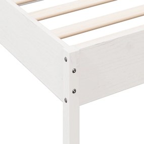 vidaXL Σκελετός Κρεβ. Χωρίς Στρώμα Λευκό 90x190 εκ Μασίφ Πεύκο