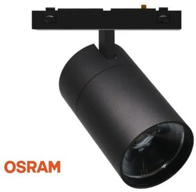 Σποτ Ράγας LED 30W 3000K Φ7,3 Spotlight-6670-Μαύρο 6670