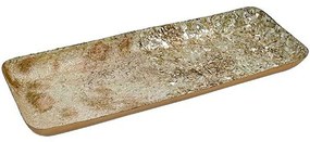 Διακοσμητικός Δίσκος 943-124-020 31x12x2cm Multi-Gold Μέταλλο