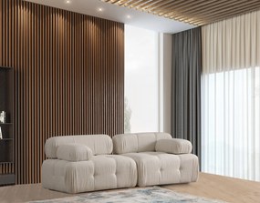 Διθέσιος Καναπές Κρέμα DOBLO 200x100x80