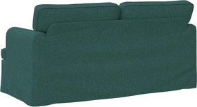 vidaXL Καναπές Σκούρο Πράσινο