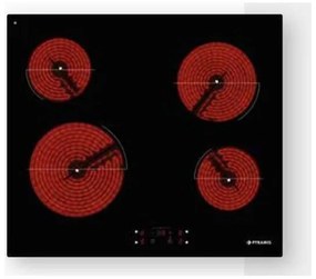 Pyramis Εστία Κεραμική Αυτόνομη Με Λειτουργία Κλειδώματος PHC62410FMB