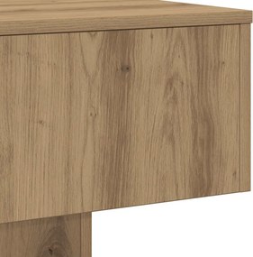vidaXL Τραπεζάκι Σαλονιού Αρτισιανή Δρυς 60x60x31,5εκ Επεξεργασμ. Ξύλο
