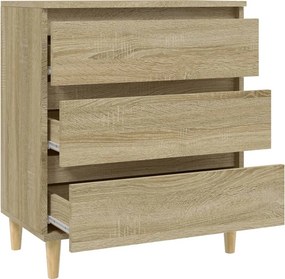 vidaXL Συρταριέρα Sonoma Δρυς 60x35x70 εκ. Επεξεργασμένο Ξύλο