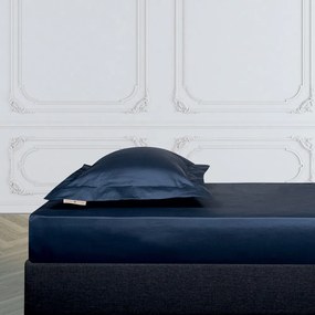 Σεντόνι 2261 Με Λάστιχο Dark Blue Greenwich Polo Club King Size 180x235cm 100% Cotton Satin