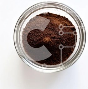 Σετ των 2 Intra Συλλεκτικό Ξύλινο Παζλ Plywood 4mm - Γυάλινο βάζο με σκούρα καφέ σκόνη Σε Ξύλινο Κουτί - Διαστάσεις: 10x10 cm – 25 κομμάτια