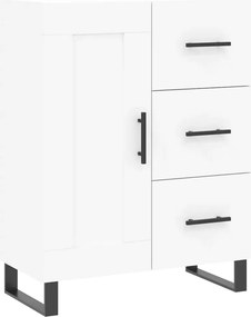 vidaXL Ντουλάπι Λευκό 69,5x34x180 εκ. από Επεξεργασμένο Ξύλο