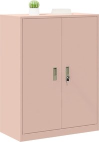 vidaXL Ντουλάπι αποθήκευσης Ροζ 80 x 40 x 105 εκ Ατσάλι