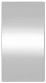 Καθρέφτης Επιτοίχιος Ορθογώνιος 50 x 100 εκ. Γυάλινος - Ασήμι