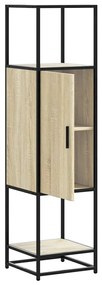 vidaXL Highboard Sonoma Oak Κατασκευασμένο ξύλο και μέταλλο