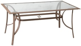 Μεταλλικό Παραλ/μο Τραπέζι Με Πλαίσιο Αλουμινίου 120 x 70 x 75(h)cm