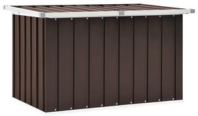 vidaXL Κουτί Αποθήκευσης Κήπου Καφέ 109 x 67 x 65 εκ.