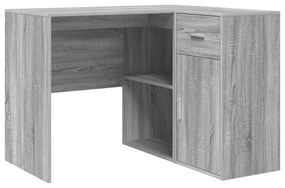 vidaXL Γωνιακό Γραφείο Γκρι Sonoma 102x88x75 cm Φτιαγμένο Ξύλο
