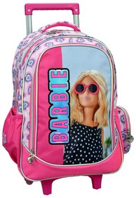 Σχολική Τσάντα Τρόλεϊ Δημοτικού (35x20x46) Gim Barbie Holographic