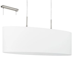Φωτιστικό Οροφής Pasteri 31579 White Eglo Metal, Fabric