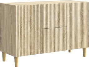 vidaXL Πλαϊνό γραφείο Sonoma Δρυς 89 x 34,5 x 60 εκ.