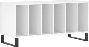 vidaXL Έπιπλο Δίσκων Λευκό 100 x 38 x 48 εκ. από Επεξεργασμένο Ξύλο