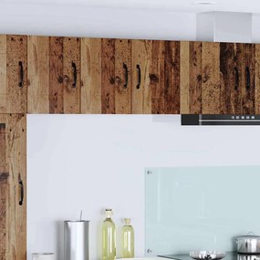 vidaXL Ντουλάπα Κουζίνας με ράφι 2 pcs Παλιό ξύλο 30 x 31 x 40 εκ.