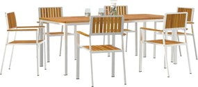 vidaXL Σετ Εξωτερικής Τραπέζης 7 pcs