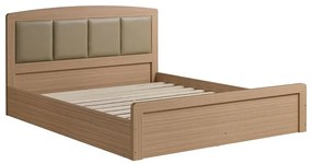 Κρεβάτι Διπλό Caliber (Για Στρώμα 150x200cm) Ε73861 158x210x100cm Natural Διπλό