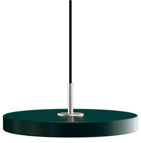Φωτιστικό Οροφής Asteria Mini Steel 2208C4174 Φ31x3.3cm Led 900lm 14W 3000k Forest Green Umage