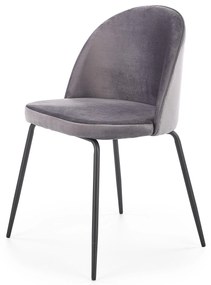 60-21028 K314 chair, color: dark grey DIOMMI V-CH-K/314-KR-C.POPIEL, 1 Τεμάχιο