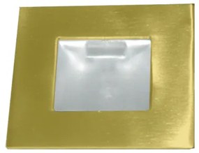 Χωνευτό Σποτ GU4 Χρυσό Τετράγωνο Γυαλί BS820GM ACA-BS820GM-Χρυσό BS820GM