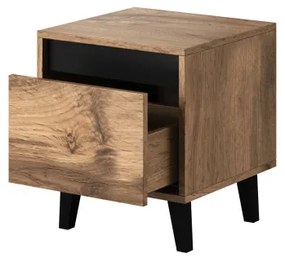 night cabinet NORD votan oak/antracyt DIOMMI CAMA-NORD-DWO/ANT-SZAFKA NOCNA