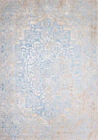 Χαλί VELVET 7323/Aqua Beige &#8211; 160×160 cm 160cm - Στρογγυλό AQUA-BEIGE