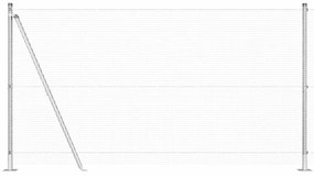 vidaXL Στύλος Περιφράξεων Ασημί 50 x 1,2 μ (16 x 16 mm πλέγμα) Ατσάλι