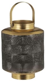 Φανάρι Μεταλλικό Santi 02.1102988 15x23,5cm Smoke-Gold Metal