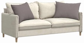 vidaXL Μαξιλάρι Καναπέ 2 pcs Taupe 70 x 50 cm ύφασμα