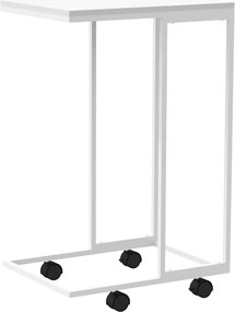 vidaXL Βοηθητικό Τραπέζι με Ρόδες Λευκό 40x30x63,5 εκ. Επεξεργ. Ξύλο