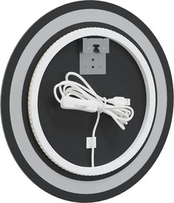 vidaXL Καθρέφτης Μπάνιου LED Στρογγυλός 40 εκ.