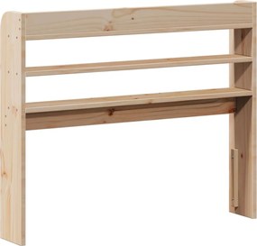 vidaXL Κεφαλάρι με Ράφια 75 εκ. από Μασίφ Ξύλο Πεύκου