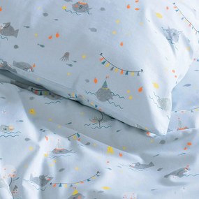 Ζεύγος Μαξιλαροθήκες Rythmos Kids Fouska Blue