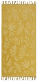 Πετσέτα Θαλάσσης Tropicana Yellow Nef-Nef Θαλάσσης 80x160cm 100% Cotton