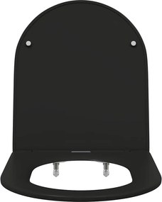 vidaXL Λεκάνη Μαύρο 47 x 36 x 3,4 εκ Δυροπλάστ