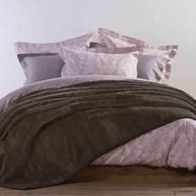 Κουβέρτα Βελουτέ Υπέρδιπλη (220x240) Nef-Nef Homeware Loft 22 D.Grey-1110