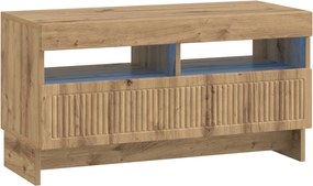 vidaXL Ντουλάπα LED Τηλεόρασης Artisan Δρυς Επεξεργασμένο Ξύλο