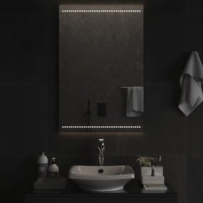 vidaXL Καθρέφτης Μπάνιου με LED 60x90 εκ.