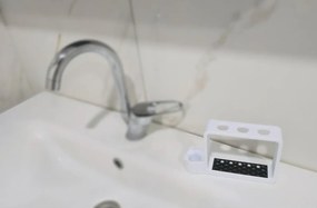 Stewehome Σετ 3 τεμαχίων πλαστική βάση για οδοντόβουρτσες και οδοντόκρεμες Λευκό