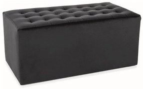 PUF LORI 2 VELVET CZARNY BLUVEL 19