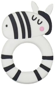 Μασητικό Οδοντοφυΐας Ζέβρα 3 Μηνών+ White-Black Silicone