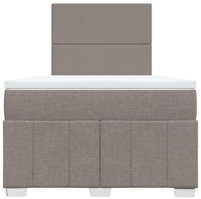 ΚΡΕΒΑΤΙ BOXSPRING ΜΕ ΣΤΡΩΜΑ TAUPE 120X200 ΕΚ. ΥΦΑΣΜΑΤΙΝΟ 3293932