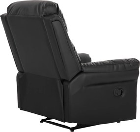 ΠΟΛΥΘΡΟΝΑ ΜΑΣΑΖ HAPPER HM9785.11 ΜΑΥΡΟ PU 76x94x102Υ εκ.