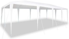 vidaXL Λευκή Σκηνή Πάρτι 8x4 μ PE